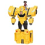 Transformers Spielzeug EarthSpark Spin Changer Bumblebee Action-Figur (20 cm)...