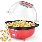 Popcornmaschine, 650W Elektrische Rühr Popcorn Maker, 3L Kapazität Popcorn...