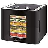 Clatronic DR 3773 Dörrautomat, getrocknete Früchte/Obst/Gemüse/Fleisch und mehr,...