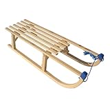 Colint Faltschlitten Davos 100 cm, Klappschlitten faltbar Schlitten Rodel Holzschlitten...