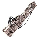 Achort Rutentasche Rod Case Angelkoffer, Angeltasche mit 2 Fächern, Angelbox,...