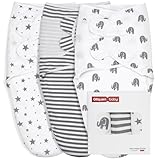 GLLQUEN BABY Swaddles Pucksack Baby 0-3 Monate,100% Bio-Baumwolle Baby Schlafsäcke für...