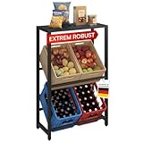 STEELSØN Macondo Getränkekistenregal mit Ablage – stabiles & platzsparendes...