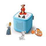 tonies Toniebox 2 Bundle Incl. 4 Tonies: Disney Tigger, 101 Dalmatiner, Ratatouli, Nemo,...