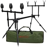 Rod Pod Set Lakeview | Aluminium Rutenhalter | Angeln Rutenauflage für 3...