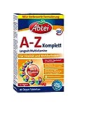 Abtei A-Z Komplett Langzeit-Multivitamine - mit natürlichem Vitamin C -...