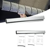 Bonschiene Bonleiste Gastronomie Bonhalter Notizleiste - Selbstklebend Aluminium...
