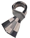 CAOZITOU Schal Herren, 30% Merinowolle Komfort Weich Warm Leicht Winter Damen...