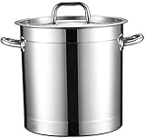Suppentopf aus Edelstahl mit Deckel, Suppentopf aus Edelstahl, Auflaufform, Suppeneintopf...