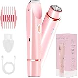 Intimrasierer für Frauen, 2-in-1 Dual Head Elektrischer Rasierer Damen Intimbereich Pro,...