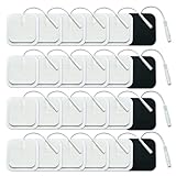 KASURE 24 Stück TENS Elektroden Pads, Tens Gerät Pads Selbstklebende Elektroden Tens...
