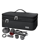 Tragbare Aufbewahrungstasche für Haarbürste, zweilagig, Reisetasche für Haarwerkzeuge...