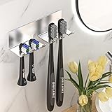 GGQ Zahnbürstenhalter Wand Elektrische Zahnbürste Halter, Edelstahl SUS304...