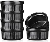 Soufflé Förmchen, vancasso FORTE 6 teilige Dessertschale Förmchen Set aus Steingut für...