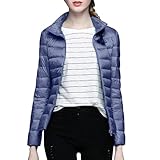 MJGkhiy Daunenjacke für Damen, leicht, warm, Mode, leichte Daunenjacke für Damen, kurz,...