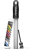 Winzbacher - Premium Zester Reibe I Parmesanreibe, Zitronenreibe, Muskatnuss Reibe,...
