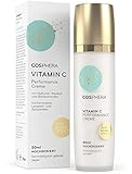 Cosphera® - Vitamin C Performance Creme 50 ml - mit Hyaluronsäure - vegane Tages- und...