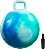U&C Planet Hüpfball Aufblasbarer Hopperball mit Pumpe, 45 cm Hopper Ball für...