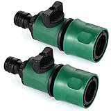 TOKIISHE 2 Stück Schnellkupplung Extender, Regulierventil 1/2“,...