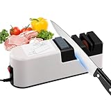 Elektrischer Messerschärfer, 5 in 1 Messerschärfsystem mit Grob Fein...