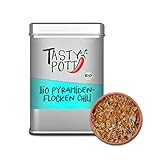 Tasty Pott Bio Pyramidenflocken - Chili - I Chilisalz I Rotes Salz I Salzflocken I...