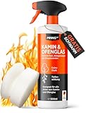 Kaminscheibenreiniger 500ml extra stark - Kaminglasreiniger gegen hartnäckigen Ruß an...