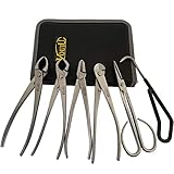 vouiu 6-teiliges Bonsai-Werkzeug-Set, Konkavschneider, Knaufschneider,...