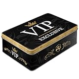 Nostalgic-Art Retro Vorratsdose Flach, 2,5 l, VIP Exclusive – Geschenk-Idee...