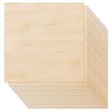 20 Stück Lindenholzplatten zum Basteln – 30,5 x 30,5 x 0,6 cm – Holzplatten,...