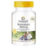 Bromelain Kapseln - 250mg Bromelain pro Kapsel - 600 F.I.P - natürliches...