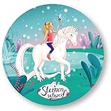 Tortenaufleger * STERNENSCHWEIF * aus Esspapier als Kuchen- und Tortendeko | Ø20cm, Deko...