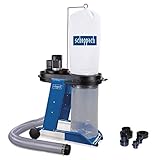 Scheppach Absauganlage HD12 Absaugung | 550W, Luftleistung 1150m³/h, Füllmenge 75L,...
