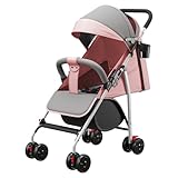 MUL-BOUTIQUE Kompakter Kinderwagen, 0 bis 4 Jahre (30 kg max), leicht (4,11 kg), Buggy...