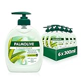 Palmolive Seife Hygiene-Plus Sensitive 6 x 300 ml - Handseife mit Aloe Vera für alle...
