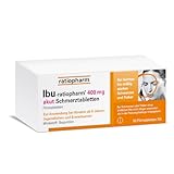 IBU-ratiopharm 400 mg akut Schmerztabletten: Bewährt bei Schmerzen und Fieber. Wirkstoff:...