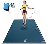 MRO Große Trainingsmatte, 2,1 x 1,5 m x 7 mm, hochdichte Trainingsmatten für Zuhause,...