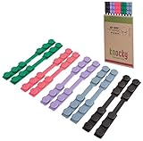 KNOCKY Maskenhalter, 10 Stück Maskenhaken Anti-rutsch Silikon Masken Ohrband...