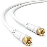 deleyCON 3,0m SAT TV Antennenkabel Koaxial Kabel HDTV 4-Fach Schirmung DVB-S DVB-S2 Radio...