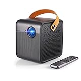 WEMAX Dice 1080p FHD tragbarer Beamer für Outdoor Filme, 4K Unterstützung,...