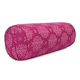 Bodhi Yoga Bolster Ø 23 cm | Maharaja Collection | Abnehmbarer & Waschbarer Bezug aus...
