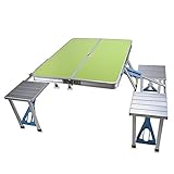 FBITE PAT Klapptisch Koffertisch Outdoor Grilltisch tragbar Zuhause hellgrau