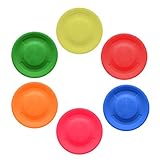 JUHONNZ Mini Frisbee,6er Pack Mini Flugscheibe Silikon Wurfscheiben Flugscheibe Spiele...