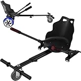 KRUZZEL Hoverboard Sitz Hoverkart Hover-Board Go-Kart Stuhl Self Balancing...