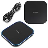 UC-Express Wireless Charger Kabelloses 10W Induktions Ladegerät Qi Ladestation kompatibel...