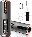 Automatischer Lockenstab Schnurlose Lockenstäbe Kabellos Lockenwickler Negativ-Ionen...