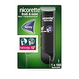 NICORETTE Spray mit minzigem Fruchtgeschmack – Rauchen aufhören mit Nikotinspray – 1...