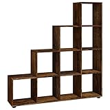 SXJEQOC Manga Regal Schrankregal Bücherregal Schmal Kleines Bücherregal - Treppenregal...