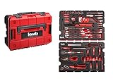 kwb Werkzeugkoffer / Werkzeug-Set, 80-teilig, Einhell E-Case-kompatibel, robust und...