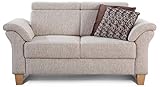 Cavadore 2-Sitzer Sofa Ammerland / Couch mit Federkern im Landhausstil / Inkl....
