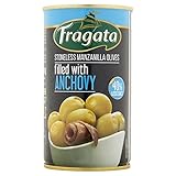 Fragata Steinlose Oliven gefüllt mit Sankovy (wenig Salz) (8x350g)